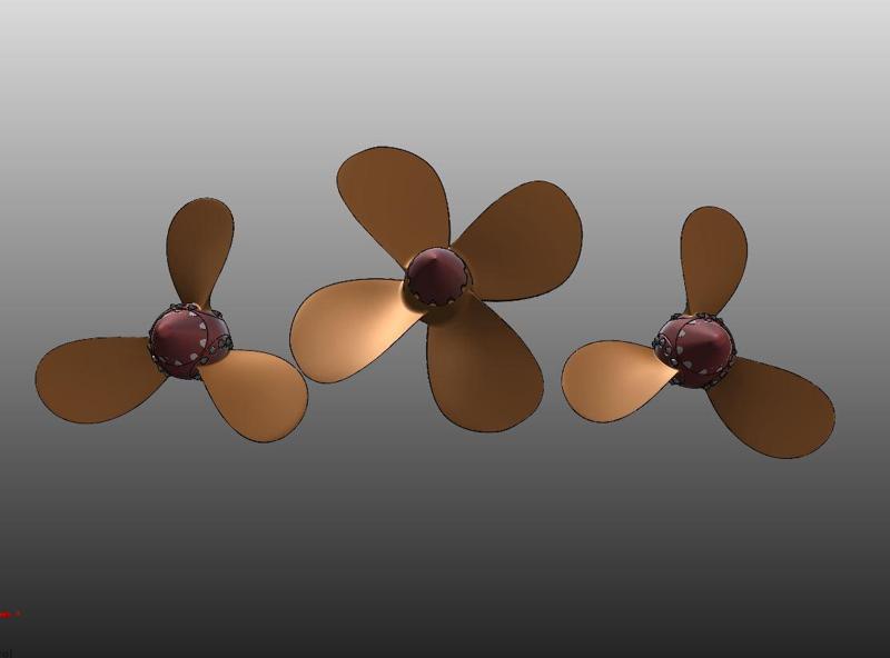TITANIC 1/200 SCALE PROPELLER KIT