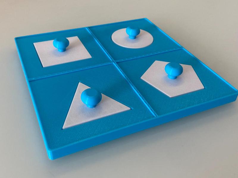 Montessori shapes puzzle