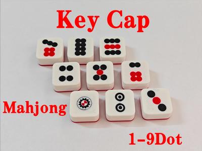 Key Cap Mahjong dot (Keycap: Mahjong Tiles)