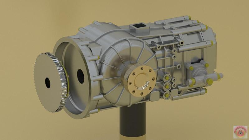 PAGANI ZONDA F - GEARBOX