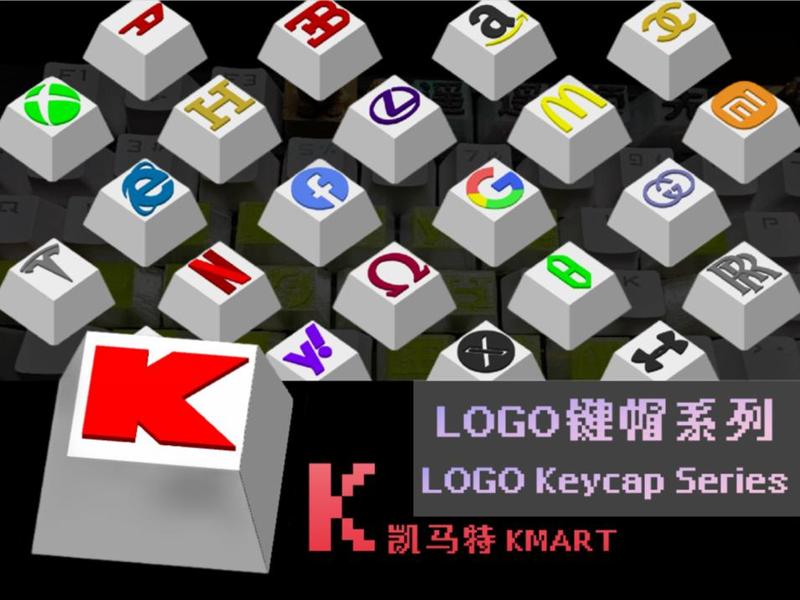 LOGO Keycap Series - 【K】 - Kmart (26 letters to be updated successively)