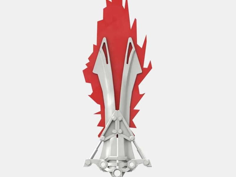Bionicle Ackar Prototype Flame Sword