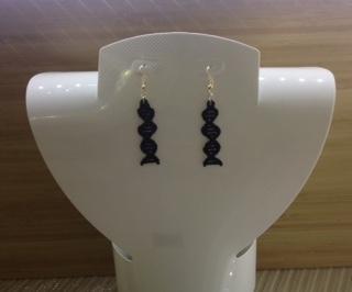 Double Helix earrings or Necklace