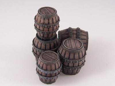 Delving Decor: Medieval Barrels (28mm/Heroic scale)