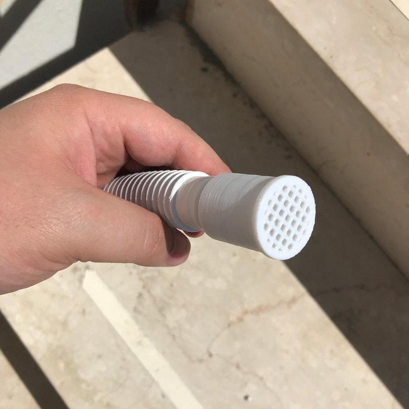 Air conditioner water exhaust cap