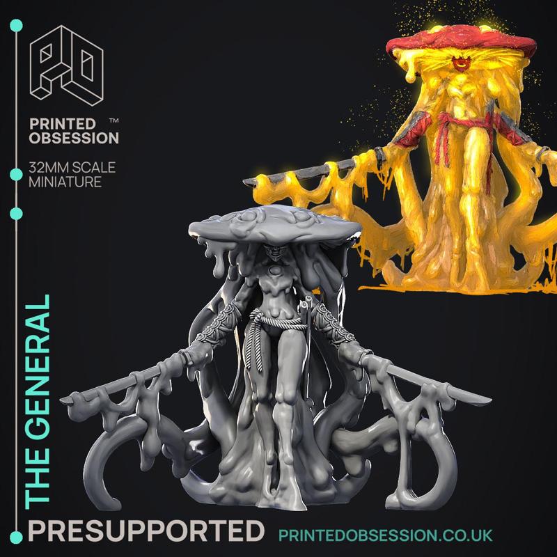 The General - Scrap Wastes -	PRESUPPORTED - Illustrated and Stats - 32mm scale