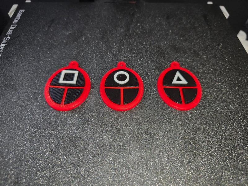 squid game keychains