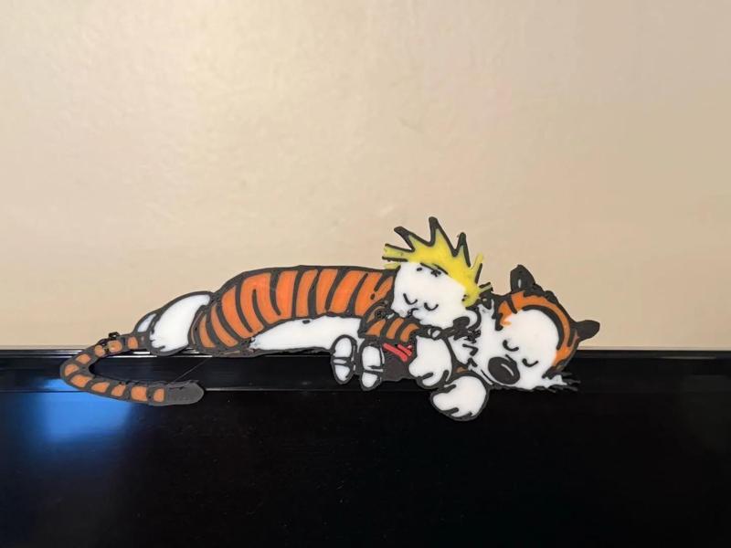 Calvin and Hobbes Monitor Topper