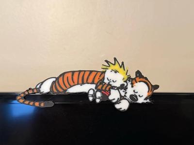 Calvin and Hobbes Monitor Topper