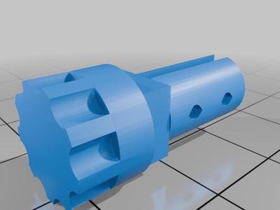 Modified spool holder knobs for Dental Floss