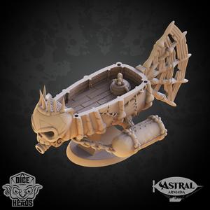 Necromancer Skiff Astral Ship (Large Version)