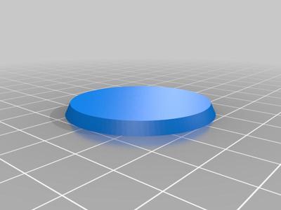 40mm round base with 10x2mm magnet holes