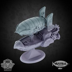 Steampunk Skiff Astral Ship (miniature version)