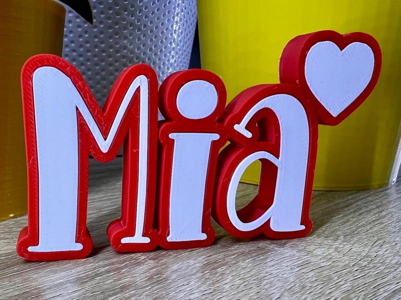 MIA name names namedesign ornament nameplate
