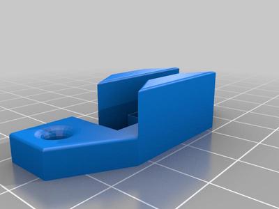 Caravan window striker plate