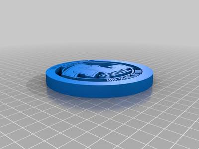 Twin Lakes Logo Coaster