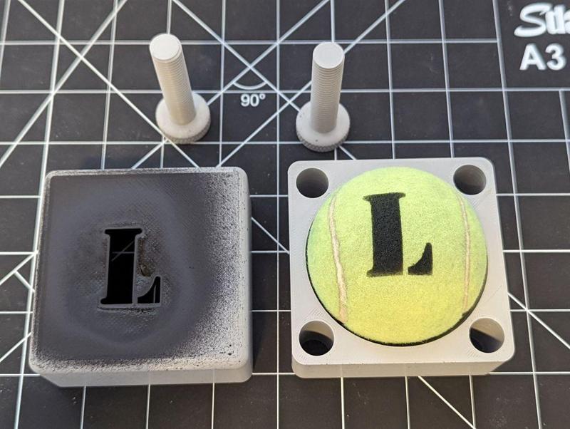 Tennis Ball Stencil