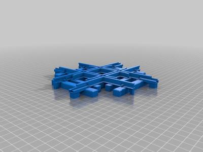 90 Degree G Gauge Bachmann Compatible Rail Crossing