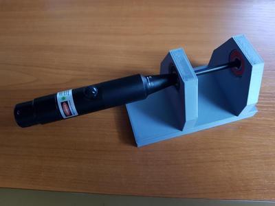 Laser bore sighter ajuster