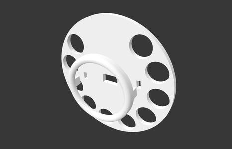 Rotary dial and number ring for classic phone