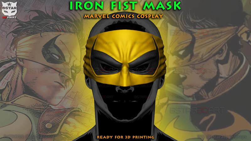 The Iron Fist Eye Mask - Marvel Comics Cosplay