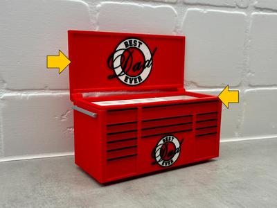 Lid - Best DAD Ever Toolbox desk organizer pen