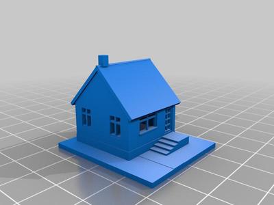 z scale small house 2