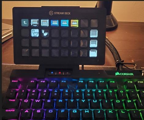 Streamdeck XL K70 Mount