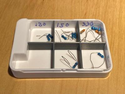Resistor storage - Wybert box