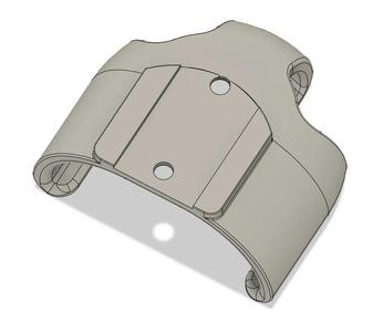 Holder for RGB-LED-Remote Control - doublesided tape edition   