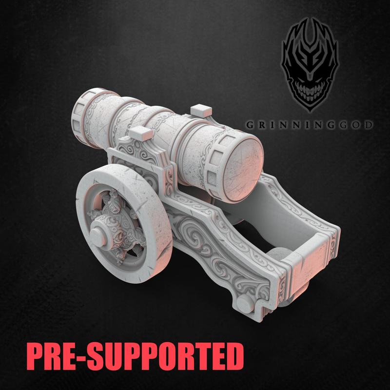Medevil Cannon - pre-supported