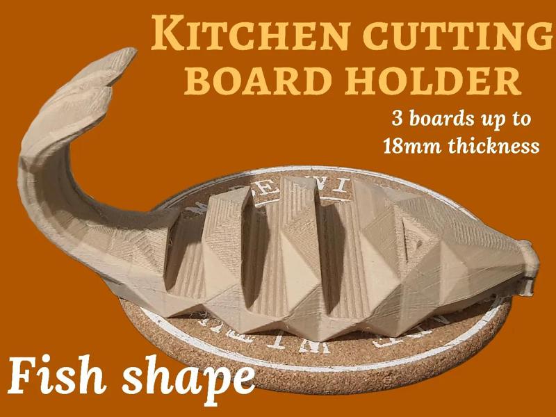 Kitchen cutting board holder   