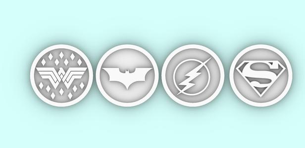 DC Superhero Coasters
