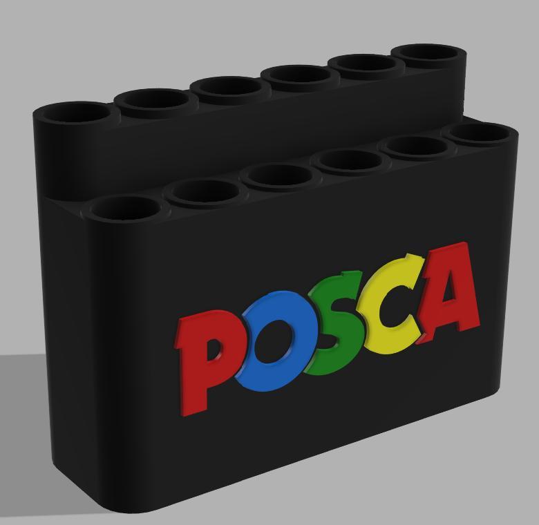 Posca Portalápises PC-1M 12 Colores