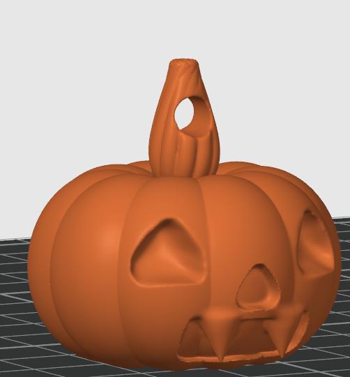 Jackolantern Keychain (or earrrings
