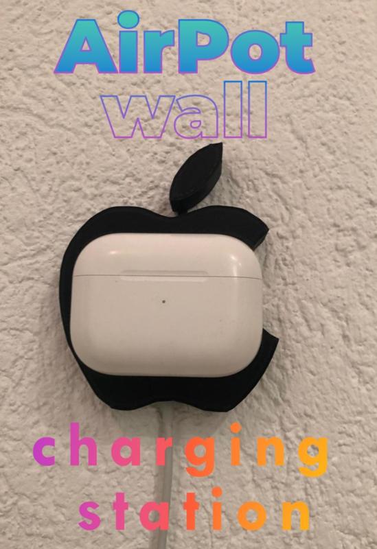 Apple AirPod wall charging station