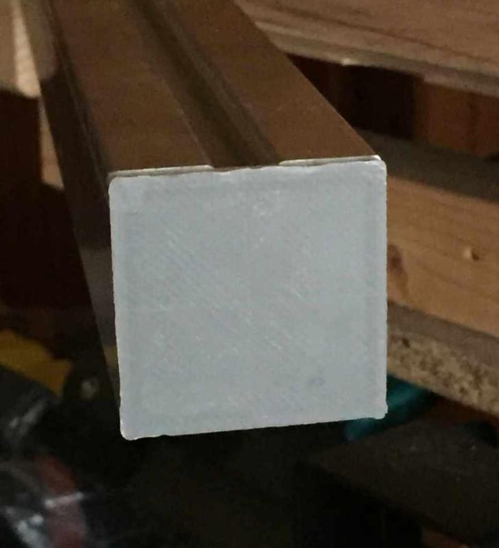 End cap solar profile 40x40 mm