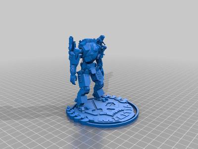 Titanfall Atlas titan and pilot