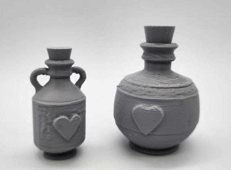 Miniature Healing Potion Bottles   