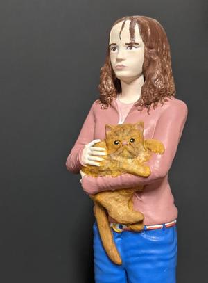 hermione and Crookshanks