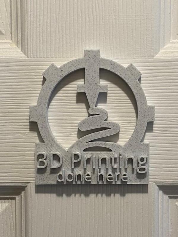 3D Printing Sign