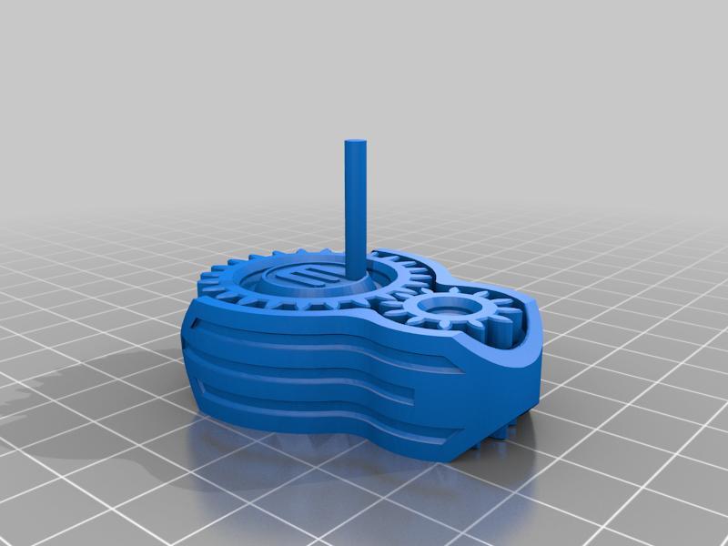 MakerBot Fidget Gear With Crank