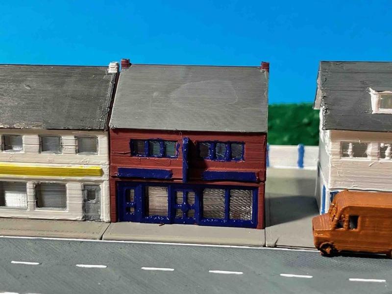 Village house 8 - shop (z-scale)