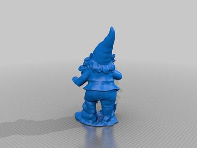 Geognome with shovel
