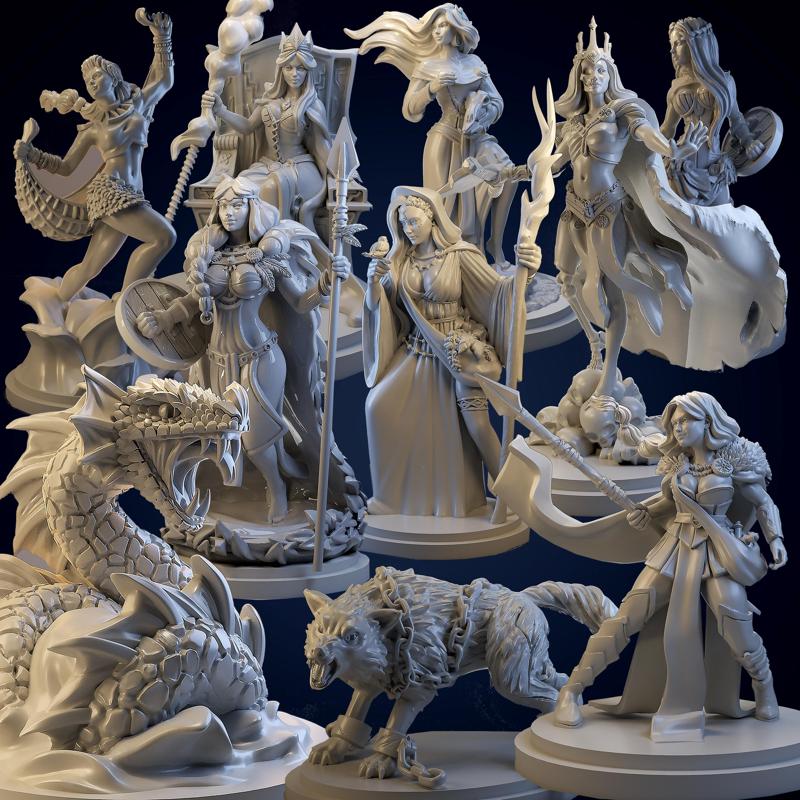 Pack Norse Goddesses and creatures
