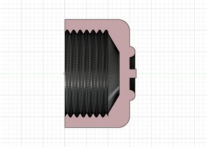 Buried Key Storage Reinforced Head
