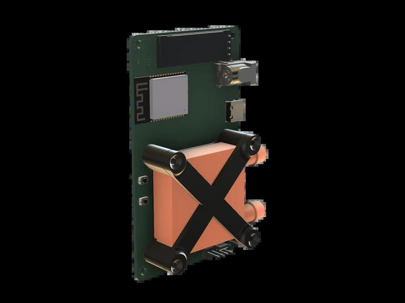 40mm Copper Cooler Adapter for Bitaxe   