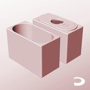 CX68-105-P Pierced Modular Stacking Storage Container Box Bin Planter Lamp Shade | Printable Objects - Infinite Containers | stl file for 3d printing