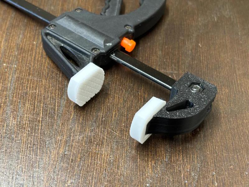 Rubber TPU pads for woodworking clamps   