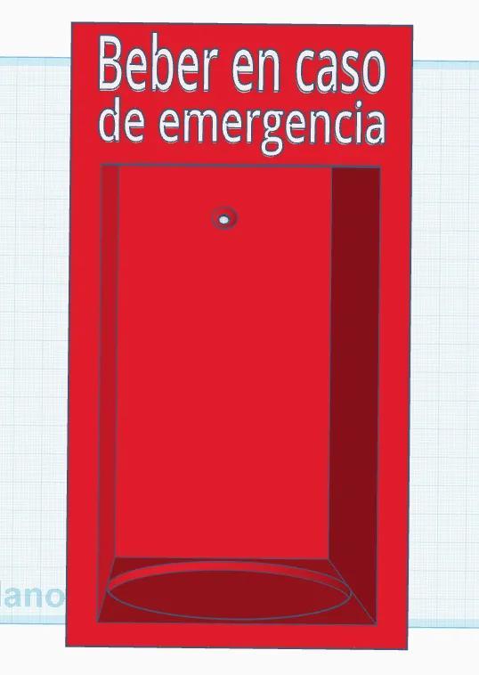Caja de emergencia para cerveza   